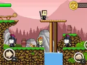 Screenshot of Dan the Man free action-platformer game on PlayArcadeHub