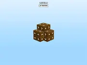 Screenshot of the Tap Block Away puzzle game showing a 3D block structure with one block being tapped away by the player.