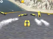 Crazy Stunts 3D game screenshot, free online extreme car driving and jumping stunts