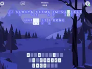 Cryptogram classic word puzzle game online screen showing coded message