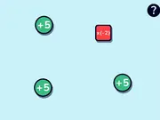 Nullify minimalist number puzzle game screenshot, combining tiles, play free strategy game online