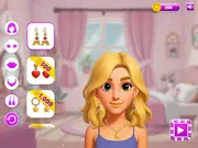 Fashion Merge game screenshot showing a claw machine interface with various colorful clothing and accessories being dropped