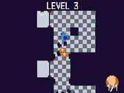 Prisoners Run free online action game screenshot of a character escaping a prison guard