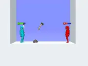 Free online game Who Dies Last featuring two stickman characters fighting with explosions and ragdoll physics