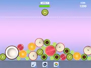 Fruit Maker online game screenshot, combining and matching fruits, physics puzzle, play free on PlayArcadeHub