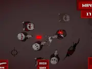 Free online game MAD: Apocalypse featuring Hank, Sanford, and Deimos from Madness Combat in a top-down shooter