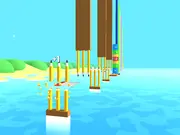 Slice and Soar Ninja Run online action game key art, fast-paced swipe slicing game, free endless runner for skill and timing