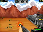 Stronghold Defence free online game, tower defense action, protecting base with turrets