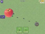 Ants Party idle management game screenshot, busy ant colony gathering food, free online simulation PlayArcadeHub