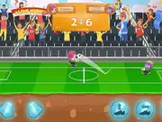 Bubblehead Ball game, football with quirky characters, fast-paced soccer game