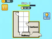 Room Sort - Floor Plan free puzzle game screenshot of arranging furniture and house rooms