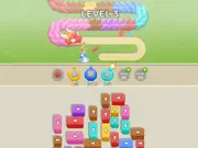 A brave hero character dodging a fiery dragon while solving a pin-pulling puzzle in the Princess Rescue: Save Girl game.