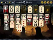 The Freaky Freecell Solitaire game layout showing the tableau, foundation piles, and limited free cells.
