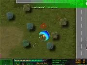 Tank 2010 online game screenshot – a player's customized tank in a top-down view surrounded by explosions and defeated enemy tanks