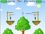 Play Gibbets Archery Puzzle Game Online, Free Rope Cutting Game, Gibbets Stickman Rescue Gameplay, Best Online Archery Game