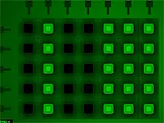 Play Green & Black free online, mini-games pack, shoot UFOs, drive and crash game, flip tiles, varied arcade action