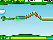 Play Shamrock Streamer free online, endless arcade game, stay on the winding path, high score challenge, test agility and focus