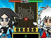 Rock Wars free online rhythm action battle game screenshot and gameplay