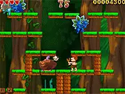 Caveman free online platformer game, rescue the girlfriend from evil monsters, prehistoric adventure on PlayArcadeHub