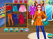 Design Your Winter Coat free online fashion game, designing an elegant winter jacket with accessories, creative dress up game