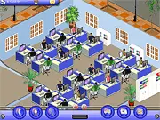 Play Code Monkey Tycoon free online game, manage coding team, hire programmers, boost advertising budget, build a tech company empire