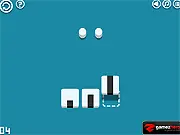 The main screen of the Sequence Flash online logic game showing a complex pattern of shapes and numbers to be completed