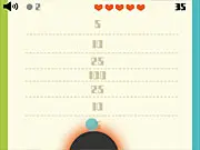 Play Bounceroid 2000 free online arcade game, bounce colored balls to matching sides, high score puzzle game