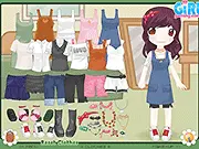 Screenshot of Florist Shop Maker free online game showing Eliza in her flower shop interior