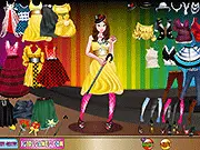 Super Star Dressup free online fashion game celebrity style singer stage outfit PlayArcadeHub