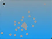 Screenshot of the puzzle game Stop Them showing a grid of light grey and dark colored balls, emphasizing the need to convert them all