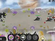 Swarm Queen free online single-player alien insectoid strategy game screenshot on PlayArcadeHub