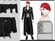 BT Dress Up free online character creator game screenshot – man with cybernetic parts and mutations