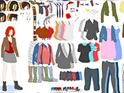Doctor Who TARDIS Companion Dress Up free online game featuring a character in the TARDIS closet