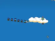 Space Rampage free online game, side view space shooter, arcade game, fight enemy spaceships