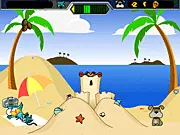 Fleabag vs Mutt 2 free online game featuring Fleabag the cat and Mutt the dog in a hilarious projectile battle on PlayArcadeHub