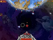 That's My Moon 2 Phantom Menace free online game screenshot of a turret defending a base against flying enemies