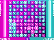 Play Bubble Fun free online puzzle, click and explode bubbles, chain reaction game, brain teaser