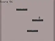 RoboClimb online arcade game featuring a robot descending a vertical shaft