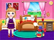 Play the free online Baby's First Day of School game, helping her prepare and dress up