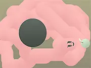 Play Pipe-Worm free online arcade game, bounce and collect fruits, dodge cannon balls, high score skill game