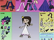 Screenshot of the Dress Up MS free online fashion game on PlayArcadeHub