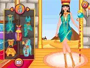 Play the free online Ancient Egyptian Queen Dress Up game, designing royal outfits and makeup