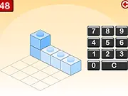 Counting Cubes 3D logic puzzle game showing stacks of blocks to count