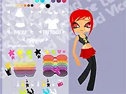 Screenshot of Luci Vice's Dress Up free online fashion game on PlayArcadeHub