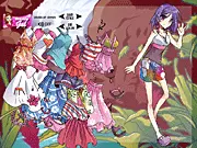 Play Hawaiian Waterfall Dress Up free online, tropical fashion game, style model by a waterfall, resort wear dress up