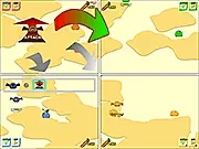 SlimeCraft free online strategy game screenshot showing a slime character in an arena gathering resources and fighting waves of enemy monsters.