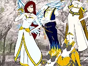 Dress Uni free online game featuring a customizable warrior character in a fantasy setting