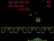 Invader Breaker game fusion, hybrid Space Invaders and Brick Breaker, free online arcade game action