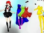 Dress Up Rem free online fashion game featuring character customization and virtual styling