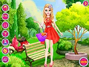 Cute Girl Love Crush game screenshot featuring a beautifully dressed girl ready for her date, showing off her stylish outfit